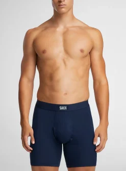 6" solid boxer briefs