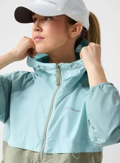 Spire Valley colour-block stretch windbreaker jacket