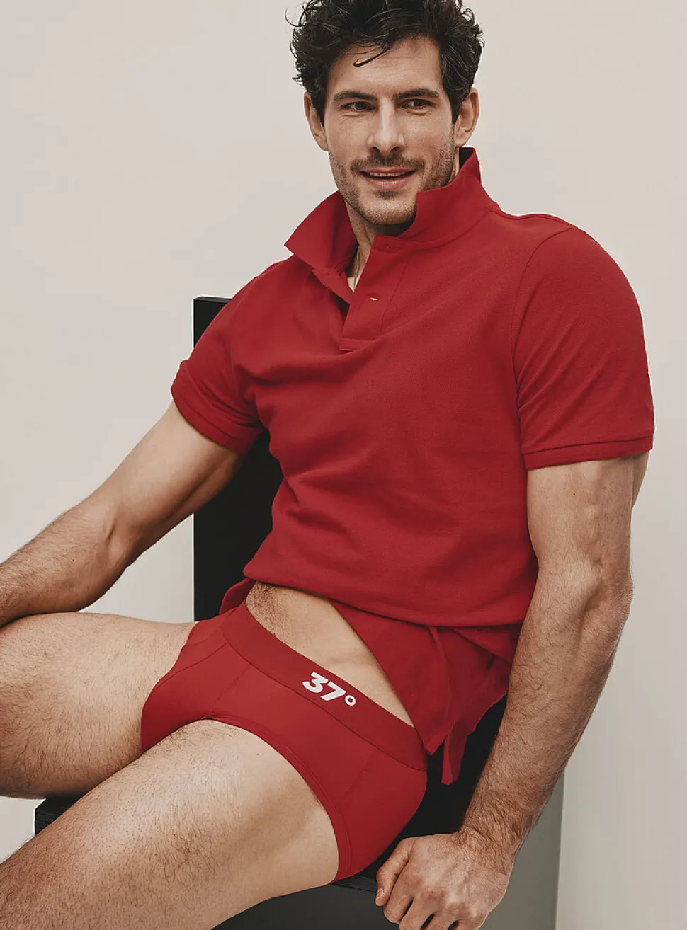 Sporty microfibre brief