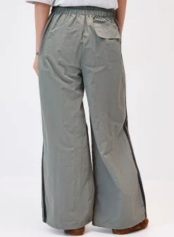 Sporty stripe canvas pant