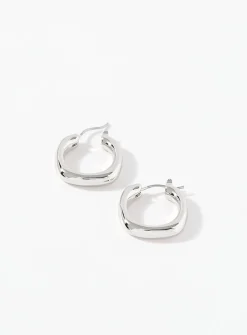 Square silhouette earrings