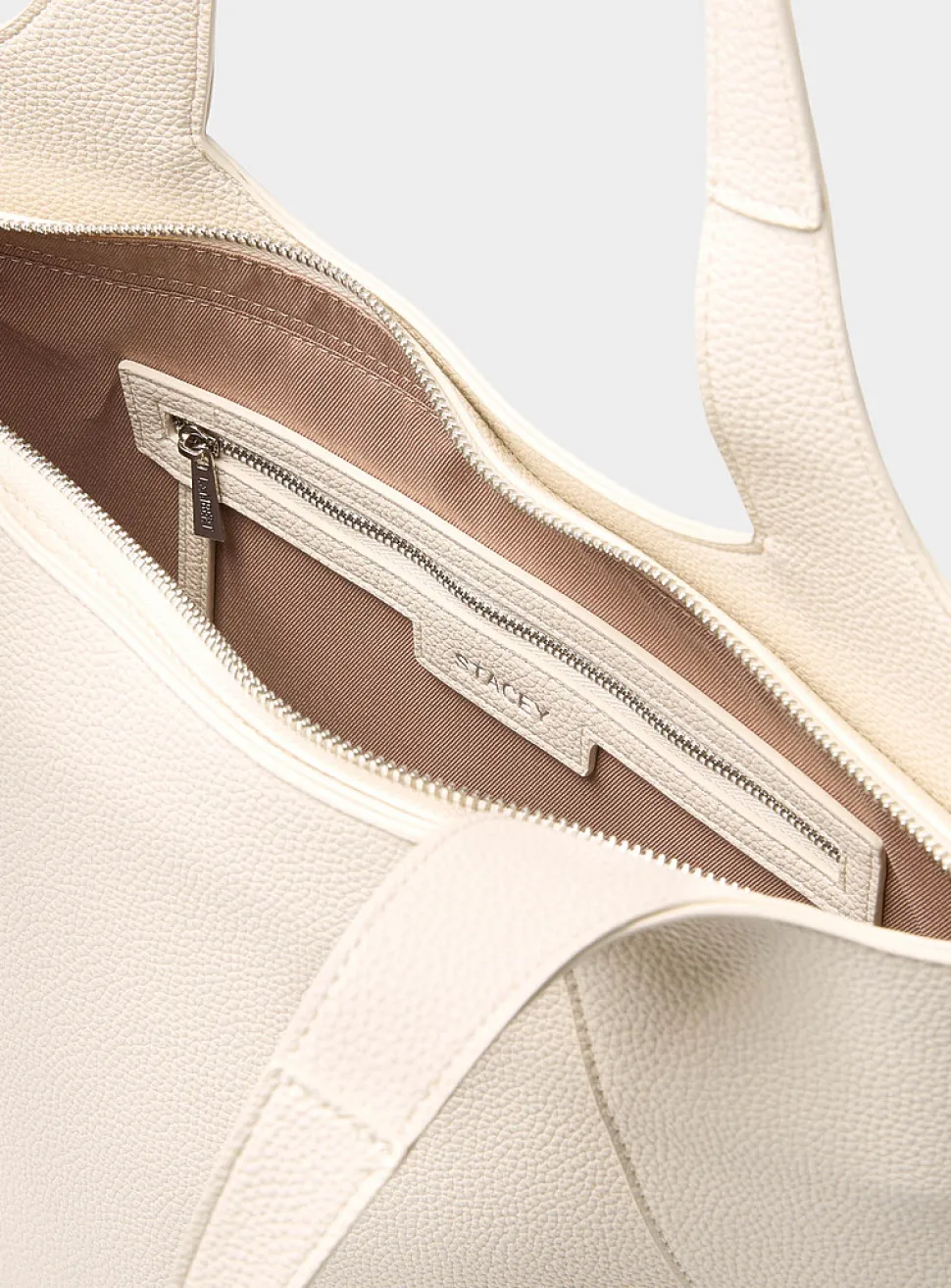 Stacey pebbled tote bag