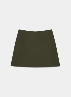 Straight dressy miniskirt