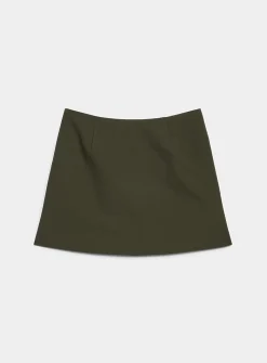 Straight dressy miniskirt