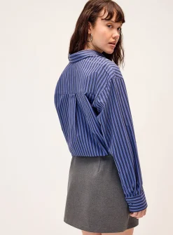 Straight dressy miniskirt