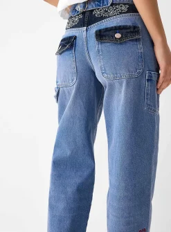Straight-leg cowboy jean