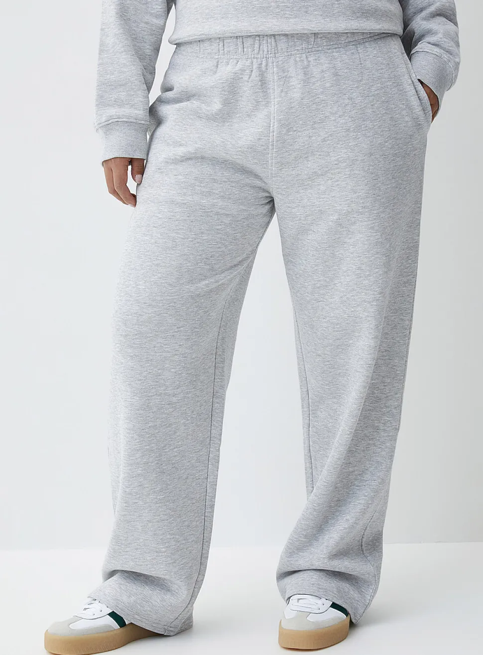 Straight-leg fleece pant