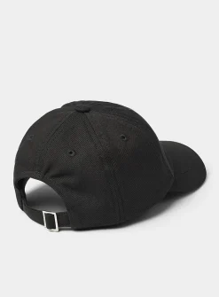 Streamlined logo cap