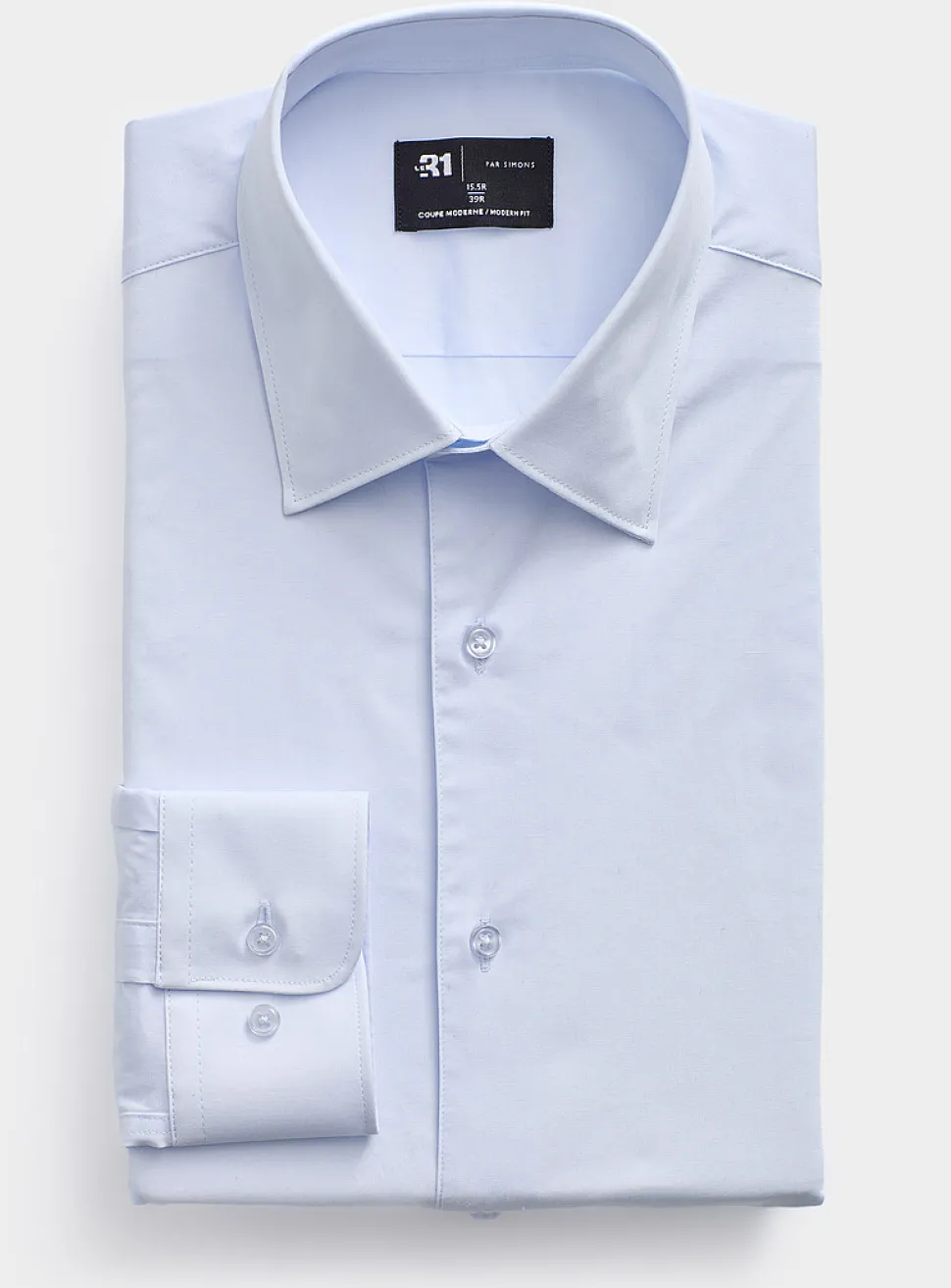 Stretch organic cotton shirt