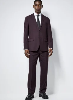 Stretch piqué suit