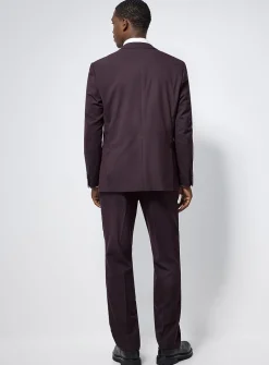Stretch piqué suit