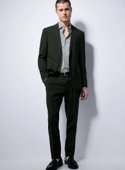 Stretch responsible wool jacket