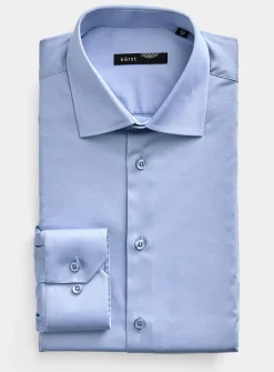 Stretch solid shirt