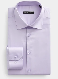 Stretch solid shirt