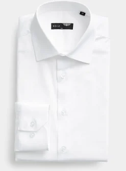 Stretch solid shirt