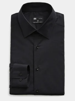 Stretch solid shirt