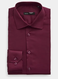 Stretch solid shirt