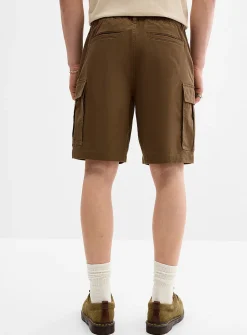 Stretch twill cargo Bermudas