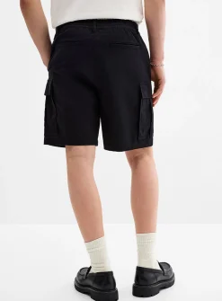 Stretch twill cargo Bermudas