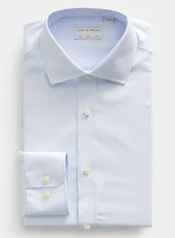 Stretch twill solid shirt