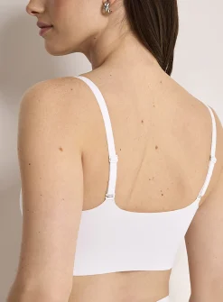 Stretch V-neck bralette