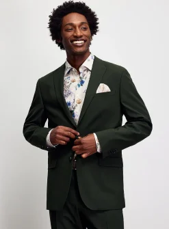 Stretch wool jacket