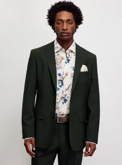 Stretch wool jacket