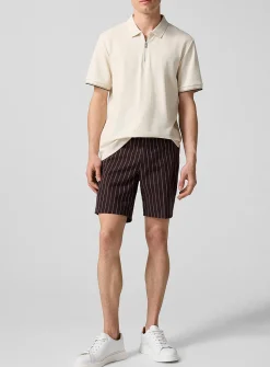 Striped brown short
