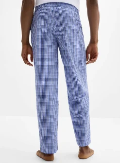 Striped poplin pyjama pant