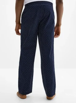 Striped poplin pyjama pant