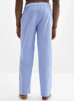 Striped poplin pyjama pant