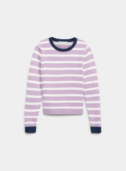 Striped soft sweater