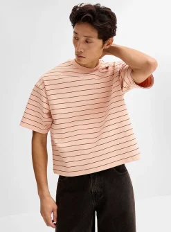 Striped thick jersey T-shirt