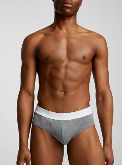 Striped-band brief