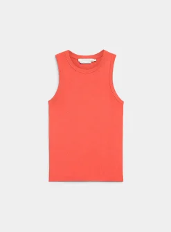 Structured fine knit sweater vest