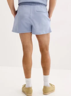Structured jersey short