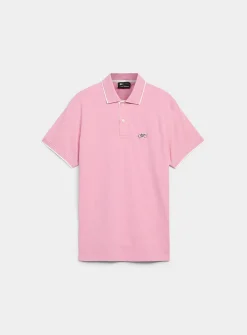 Summer embroidery piqué polo