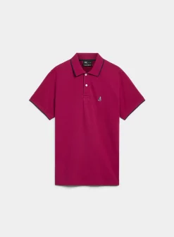 Summer embroidery piqué polo