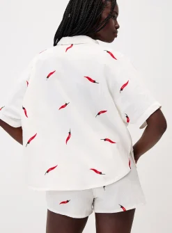 Summer embroidery shirt
