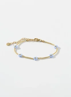 Summer flower beaded bracelet