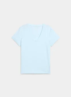 SUPIMA® cotton V-neck T-shirt