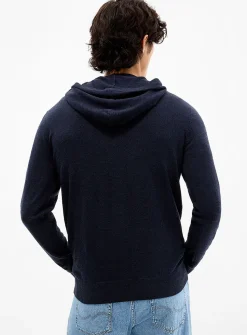 Supple knit hoodie