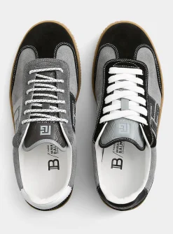 Swan grey suede sneakers