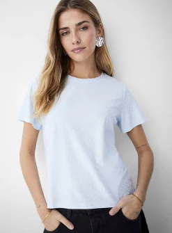 Swiss dot T-shirt