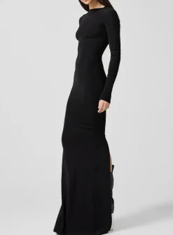 Temple long sleeves dress