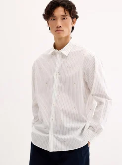 Tennis Man striped shirt