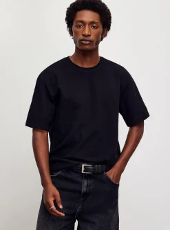 Textured jersey T-shirt