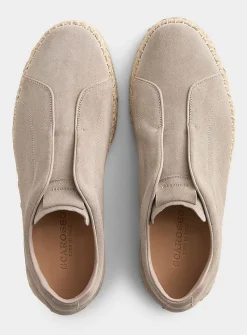 Thiago taupe suede espadrilles