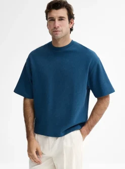 Thick textured jersey T-shirt