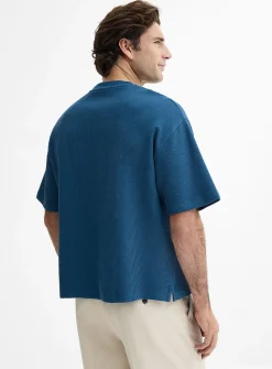 Thick textured jersey T-shirt